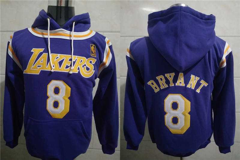 Los Angeles Lakers 8 Kobe Bryant Purple All Stitched Hooded Sweatshirt,We sell and wholesale Los Angeles Lakers 8 Kobe Bryant Purple All Stitched Hooded Sweatshirt on line form chian!